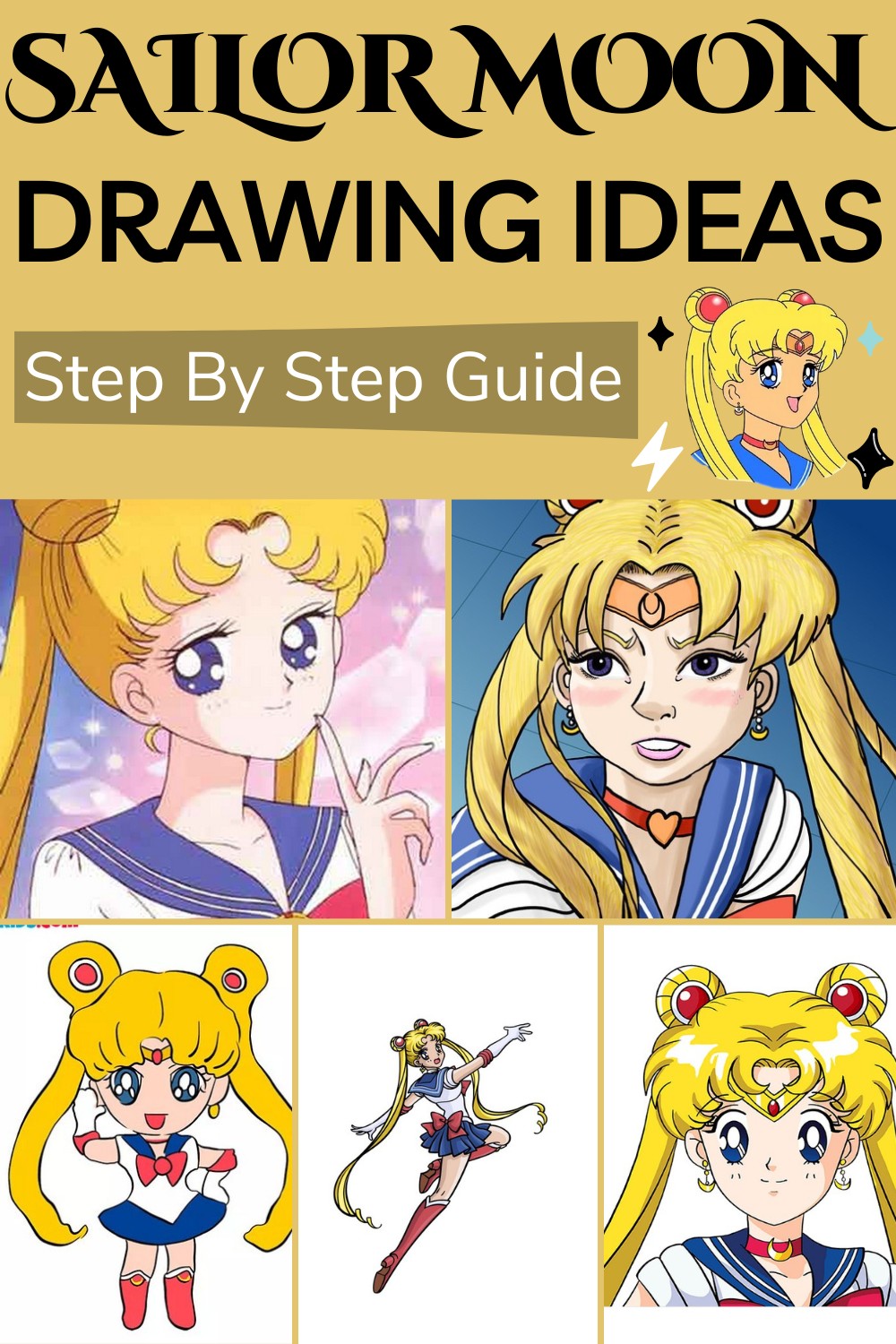 Sailor Moon Drawing Ideas