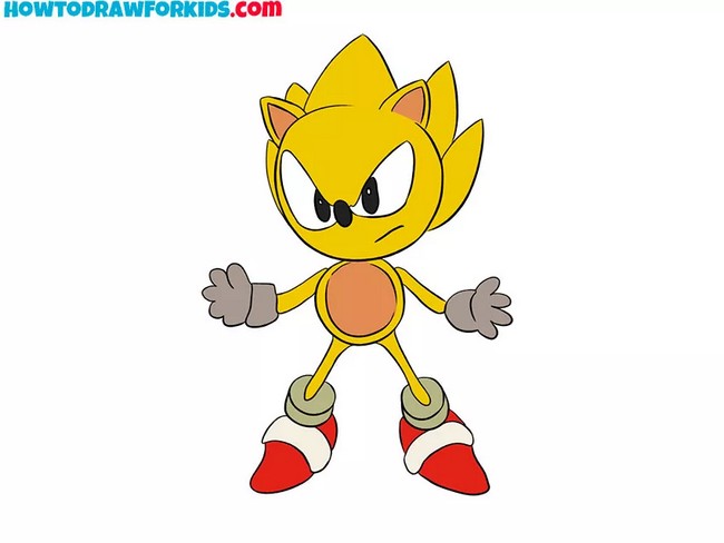 Super Sonic Drawing Easy