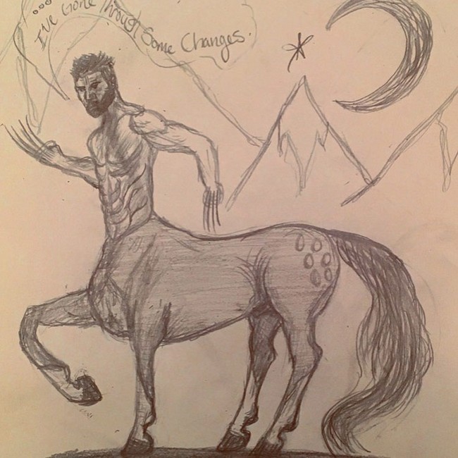  The Centaur Drawing 