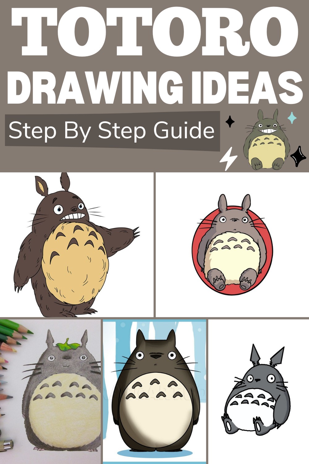 Totoro Drawing Ideas