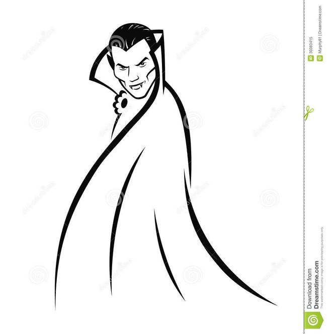 Vector Illustration Of Count Dracula