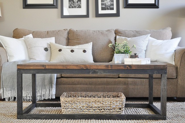 Industrial Wooden Coffee Table