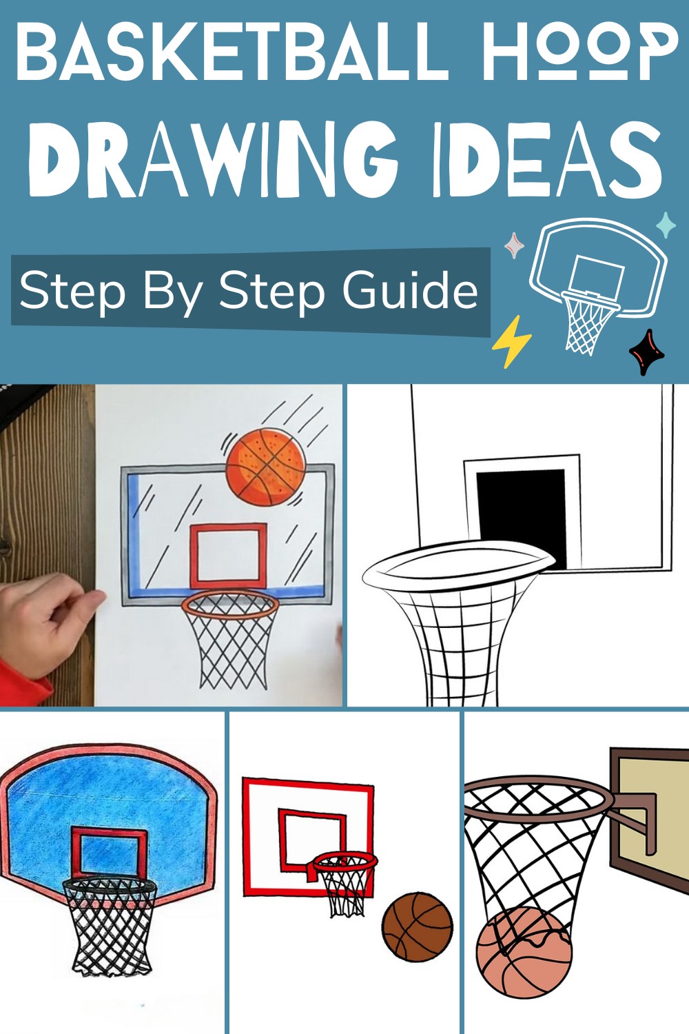 Basketball Hoop Drawing Ideas