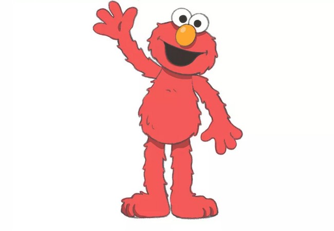 Easy How To Draw Elmo