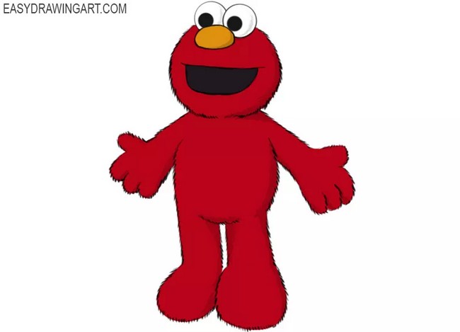 How To Draw Elmo Cute