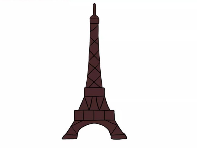 How To Draw The Cute Eiffel Tower