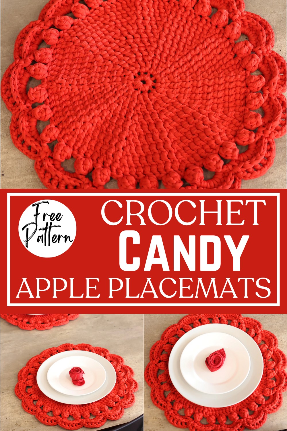 Candy Apple Placemats