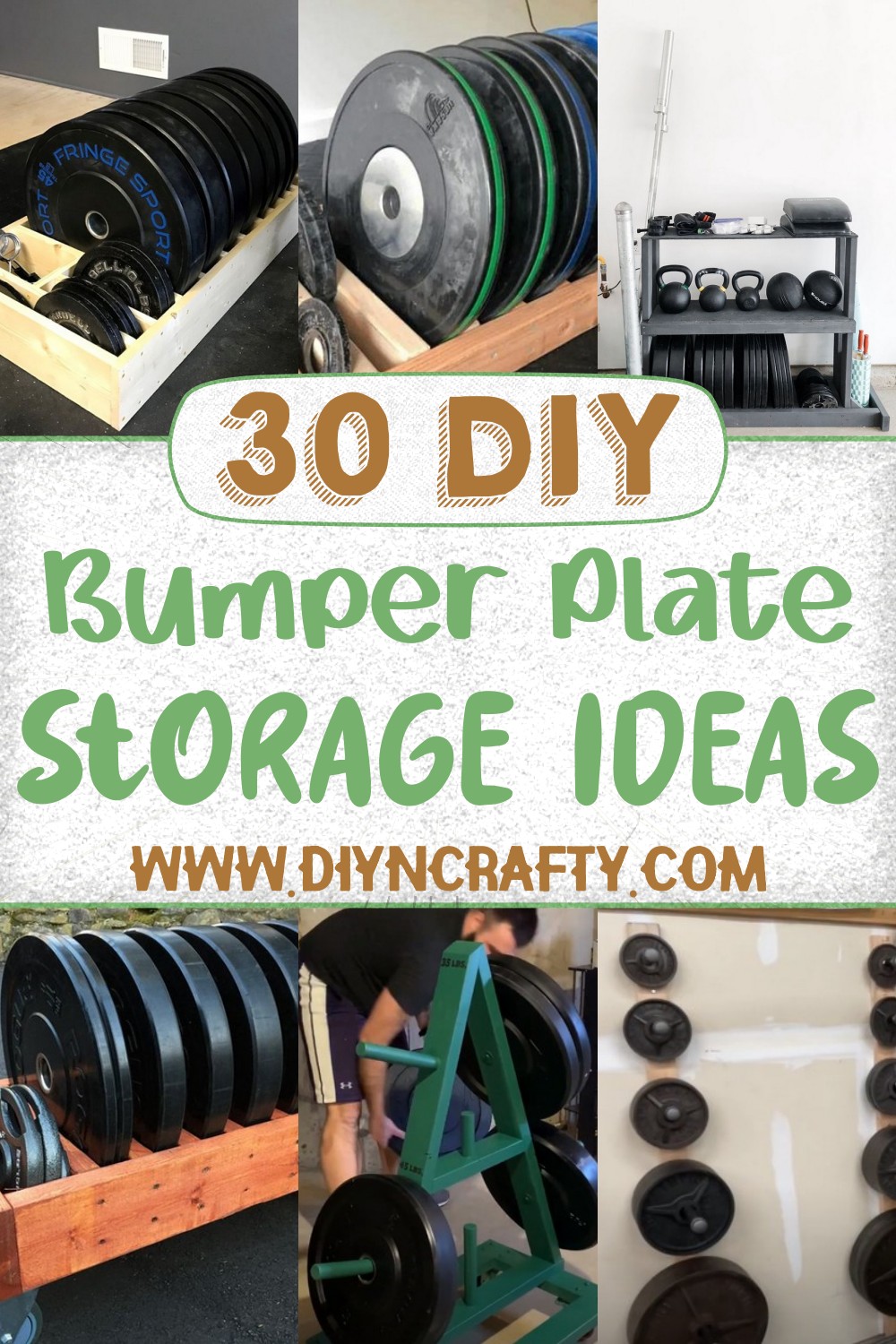 30 DIY Bumper Plate Storage Ideas To Organize Weights