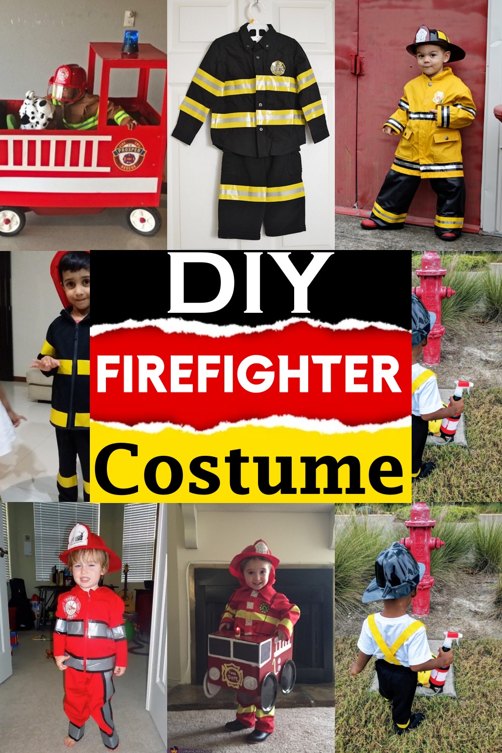 DIY Firefighter Costume