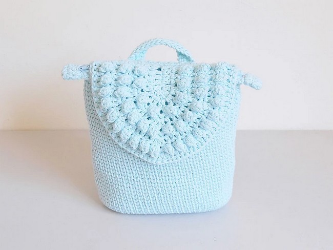 20 Free Crochet Bobble Bag Patterns In Unique Textures - DIYnCrafty