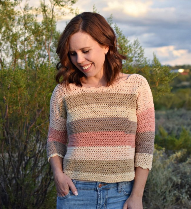 Crochet Driftwood Top Pattern