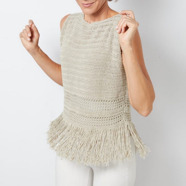 Fringe Tank Top Crochet Pattern