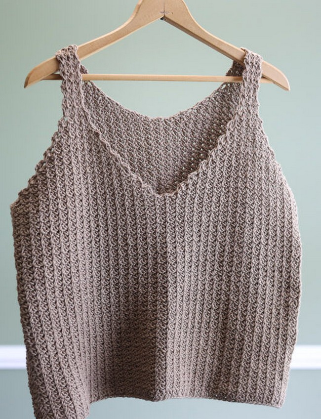 Spider Stitch Crochet Cami Pattern