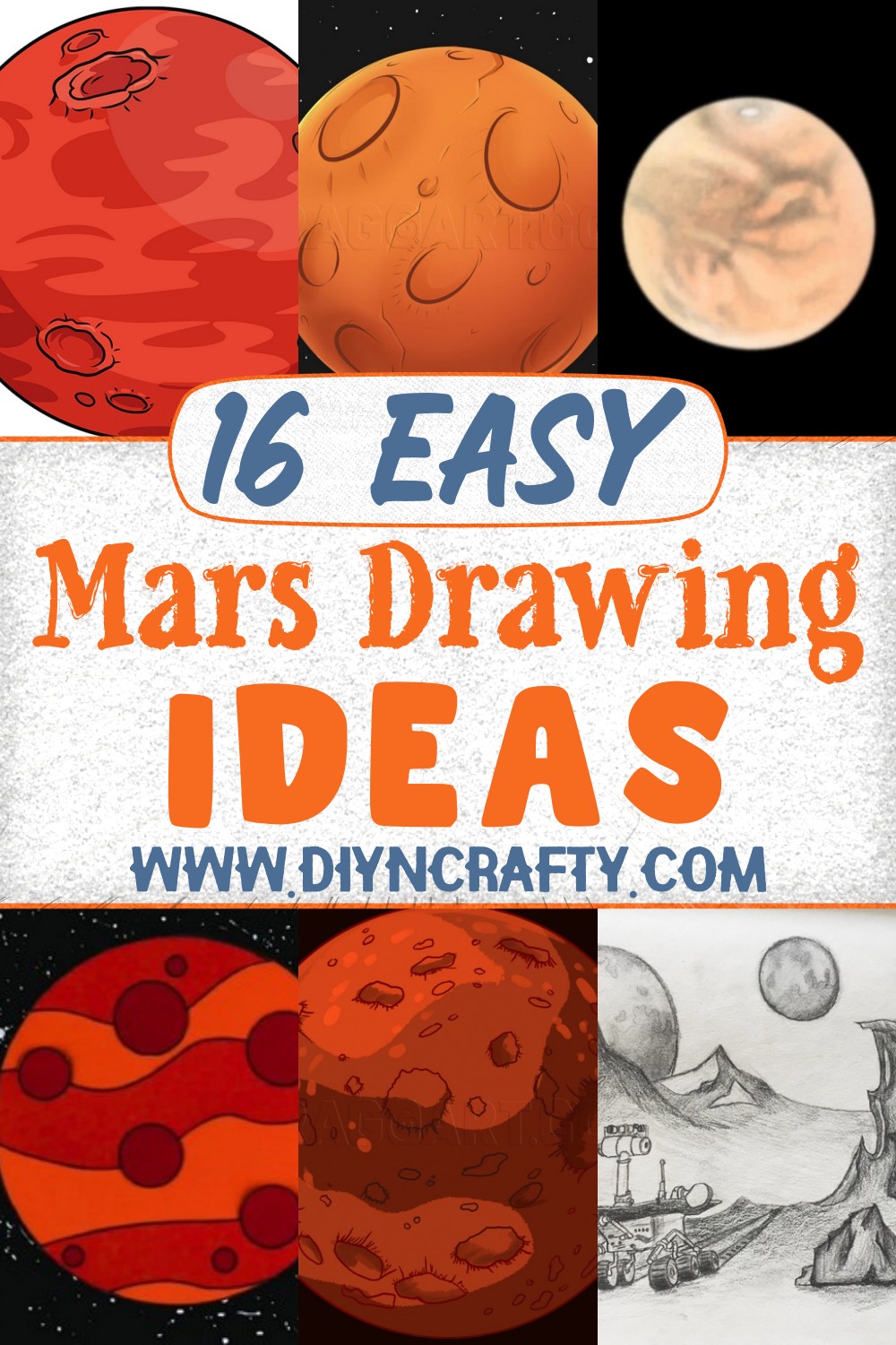 15 Mars Drawing Ideas For Space Fans