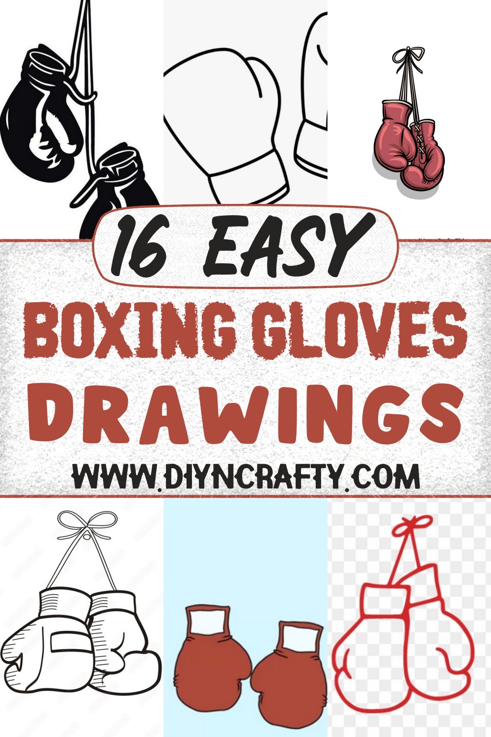 16 Easy Boxing Gloves Drawing Ideas For Home Walls