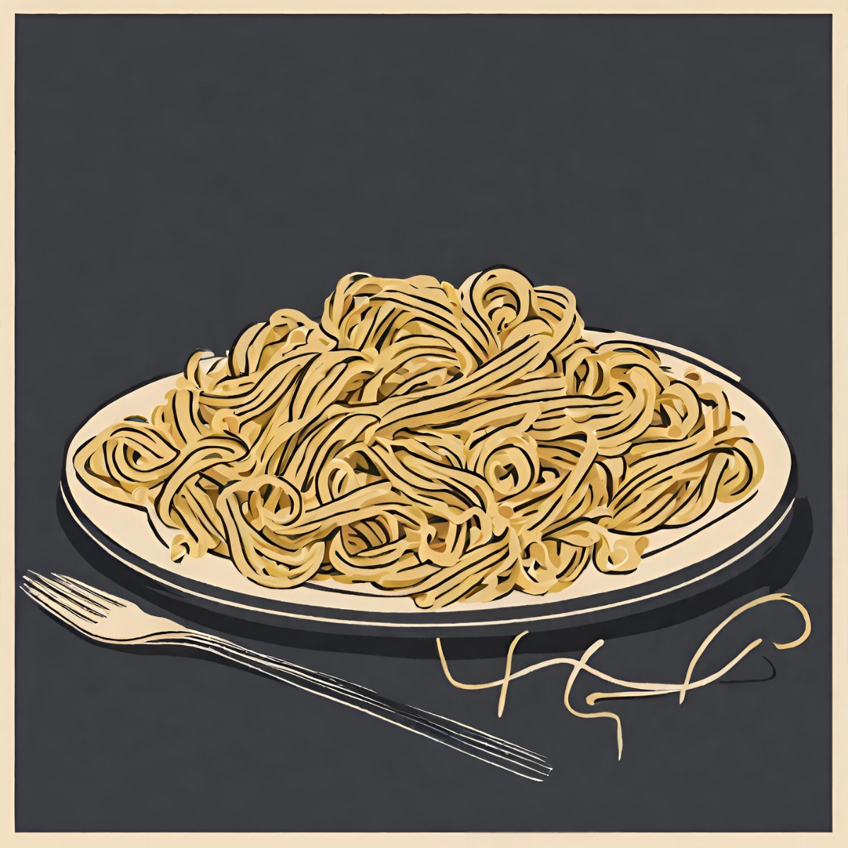 Pasta drawing